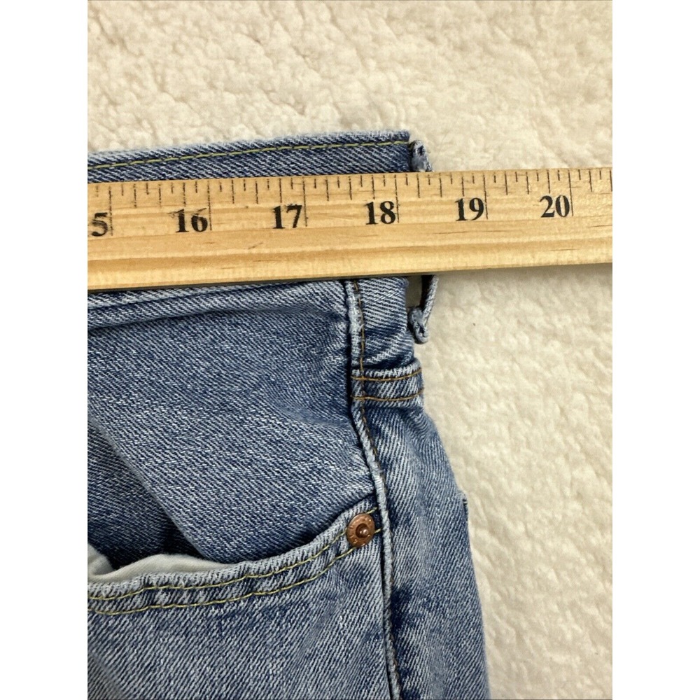 Levi's Men's 550 Jeans 38x29 (36x27) Regular Fit Straight Leg High Rise Distress - Picture 5 of 14